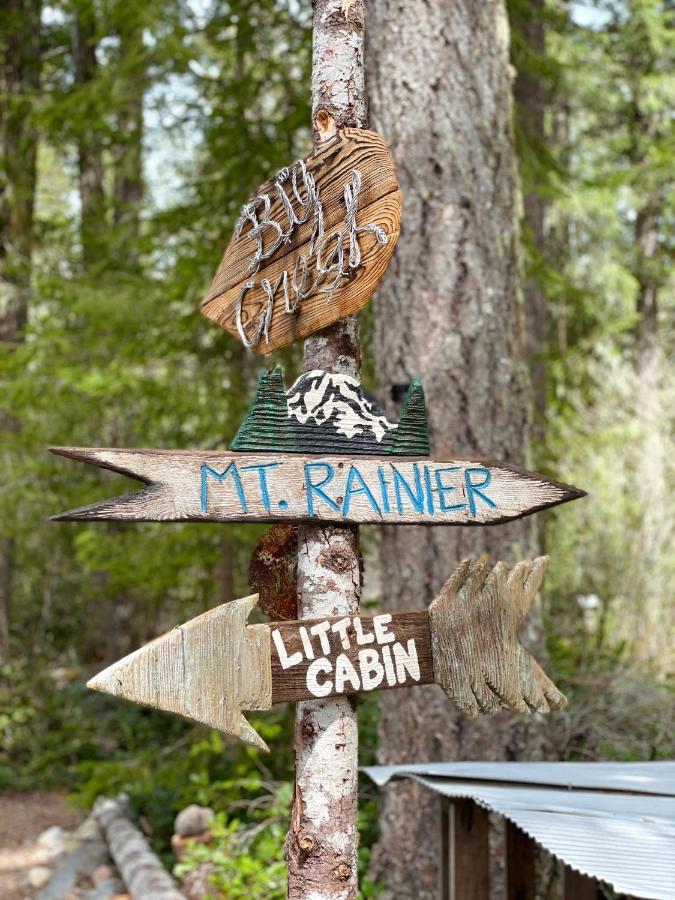 Mt Rainier Little Green Cabin On Big Creek! Ашфорд Екстериор снимка
