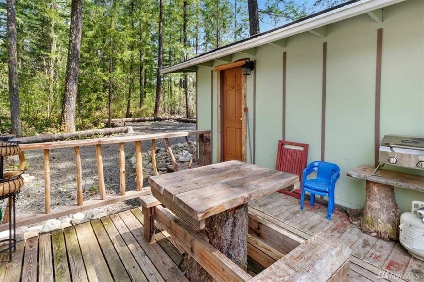 Mt Rainier Little Green Cabin On Big Creek! Ашфорд Екстериор снимка